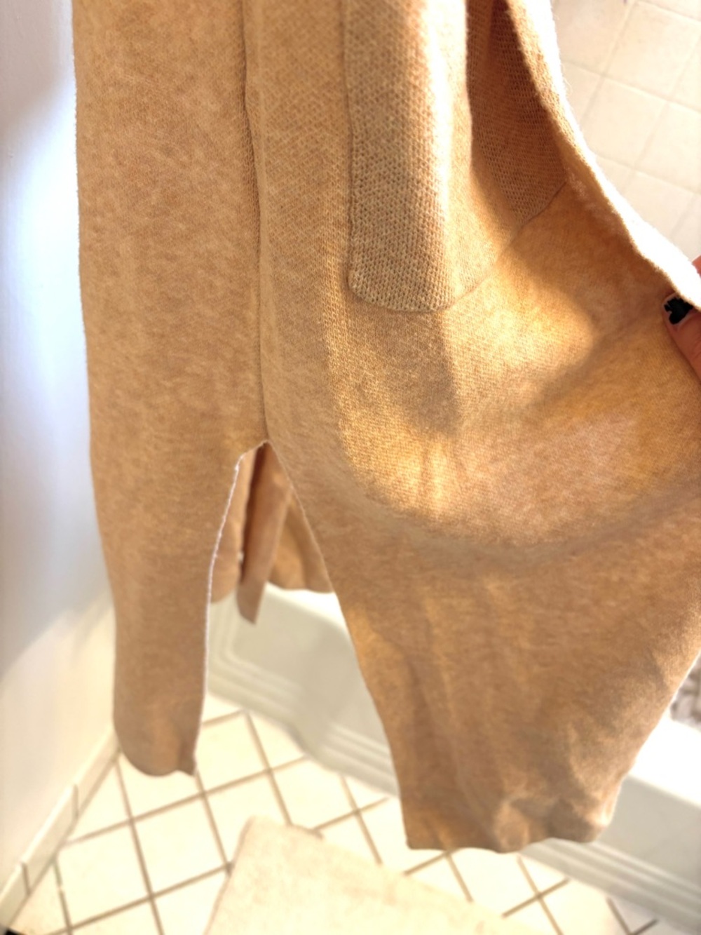 ruby moon Long Open Cardigan Duster Tan Orange Size XS Southwestern Loungewear - Picture 5 of 9